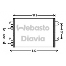 82D0225510A WEBASTO Конденсатор, кондиционер