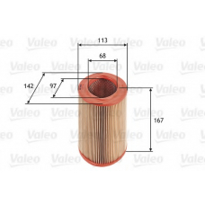 585623 VALEO Воздушный фильтр