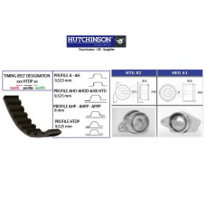 KH 89 HUTCHINSON Комплект ремня грм