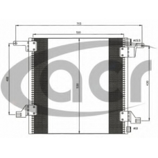 300583 ACR Конденсатор, кондиционер