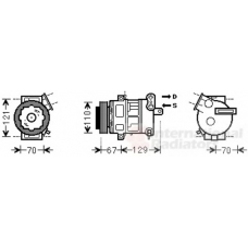 3700K558 VAN WEZEL Компрессор, кондиционер