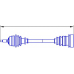 12303 SERCORE Приводной вал
