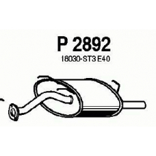 P2892 FENNO Глушитель выхлопных газов конечный
