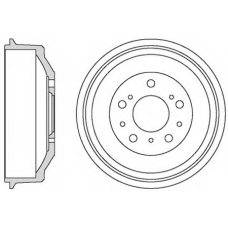 VBD664 MOTAQUIP Тормозной барабан