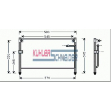 0221401 KUHLER SCHNEIDER Конденсатор, кондиционер