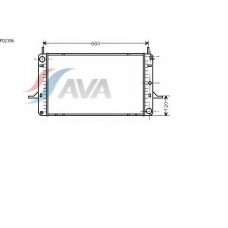 FD2156 AVA Радиатор, охлаждение двигателя