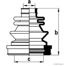J2880902 HERTH+BUSS JAKOPARTS Комплект пылника, приводной вал