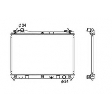 53703 NRF Радиатор, охлаждение двигателя