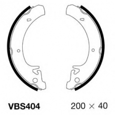 VBS404 MOTAQUIP Комплект тормозных колодок