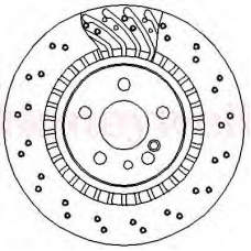 562337B BENDIX Тормозной диск