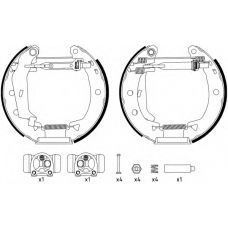 8DB 355 003-821 HELLA PAGID Комплект тормозных колодок