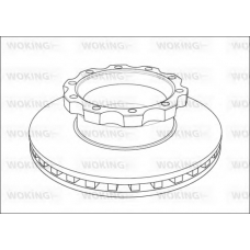 NSA1045.20 WOKING Тормозной диск