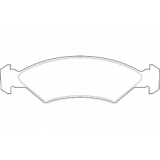 WBP20857A WAGNER LOCKHEED Комплект тормозных колодок, дисковый тормоз