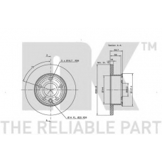 314746 NK Тормозной диск