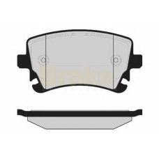 PA1584 BRAKE ENGINEERING Комплект тормозных колодок, дисковый тормоз