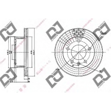 BD1484 DJ PARTS Тормозной диск