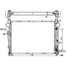 53103 NRF Радиатор, охлаждение двигателя