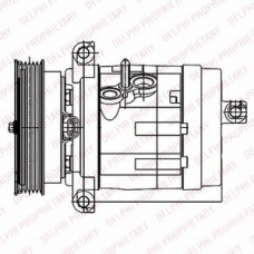 TSP0155984 DELPHI Компрессор, кондиционер