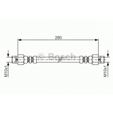 1 987 476 234 BOSCH Тормозной шланг