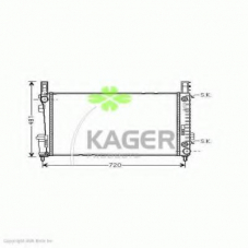 31-1674 KAGER Радиатор, охлаждение двигателя