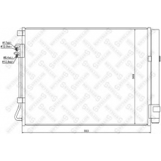 10-45714-SX STELLOX Конденсатор, кондиционер
