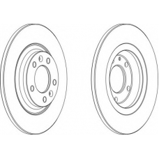 DDF1275-1 FERODO Тормозной диск