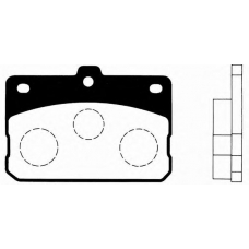 J PA-210AF JAPANPARTS Комплект тормозных колодок, дисковый тормоз