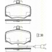 8110 10015 TRISCAN Комплект тормозных колодок, дисковый тормоз