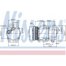 89046 NISSENS Компрессор, кондиционер