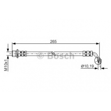 1 987 481 127 BOSCH Тормозной шланг