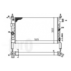 037-017-0002 LORO Радиатор, охлаждение двигателя