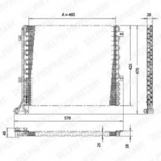 TSP0225167 DELPHI Конденсатор, кондиционер