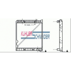 0450901 KUHLER SCHNEIDER Радиатор, охлаждение двигател