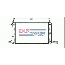 1805201 KUHLER SCHNEIDER Радиатор, охлаждение двигател