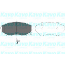 KBP-4530 KAVO PARTS Комплект тормозных колодок, дисковый тормоз