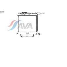 CR2005 AVA Радиатор, охлаждение двигателя