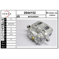 2644152 EAI Тормозной суппорт