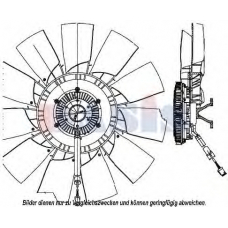278019N AKS DASIS Вентилятор, охлаждение двигателя