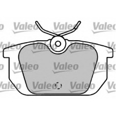 597048 VALEO Комплект тормозных колодок, дисковый тормоз