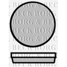 BBP1314 BORG & BECK Комплект тормозных колодок, дисковый тормоз