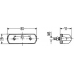 2KA 001 389-151 HELLA Фонарь освещения номерного знака