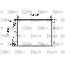 734828 VALEO Радиатор, охлаждение двигателя