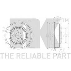253626 NK Тормозной барабан