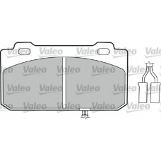 540430 VALEO Комплект тормозных колодок, дисковый тормоз
