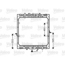 732553 VALEO Радиатор, охлаждение двигателя