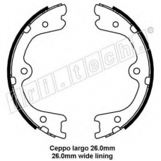 1067.201 fri.tech. Комплект тормозных колодок, стояночная тормозная с