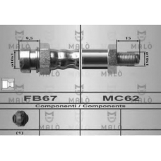 80532 Malo Тормозной шланг