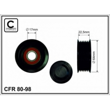 80-98 CAFFARO Натяжной ролик, поликлиновой  ремень