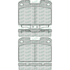 05P1022 LPR Комплект тормозных колодок, дисковый тормоз