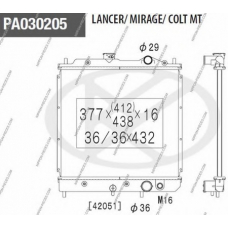 M156I13 NPS Радиатор, охлаждение двигателя